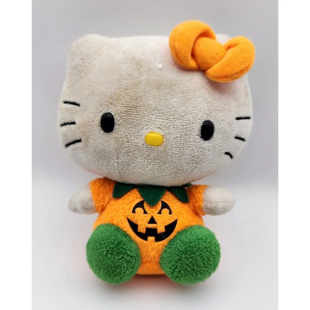 TY BEANIE‎ BABY HELLO KITTY PUMPKIN VINTAGE